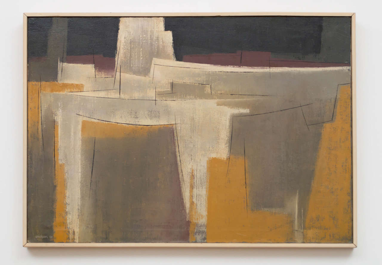 Signed Erickson 1958 abstract.