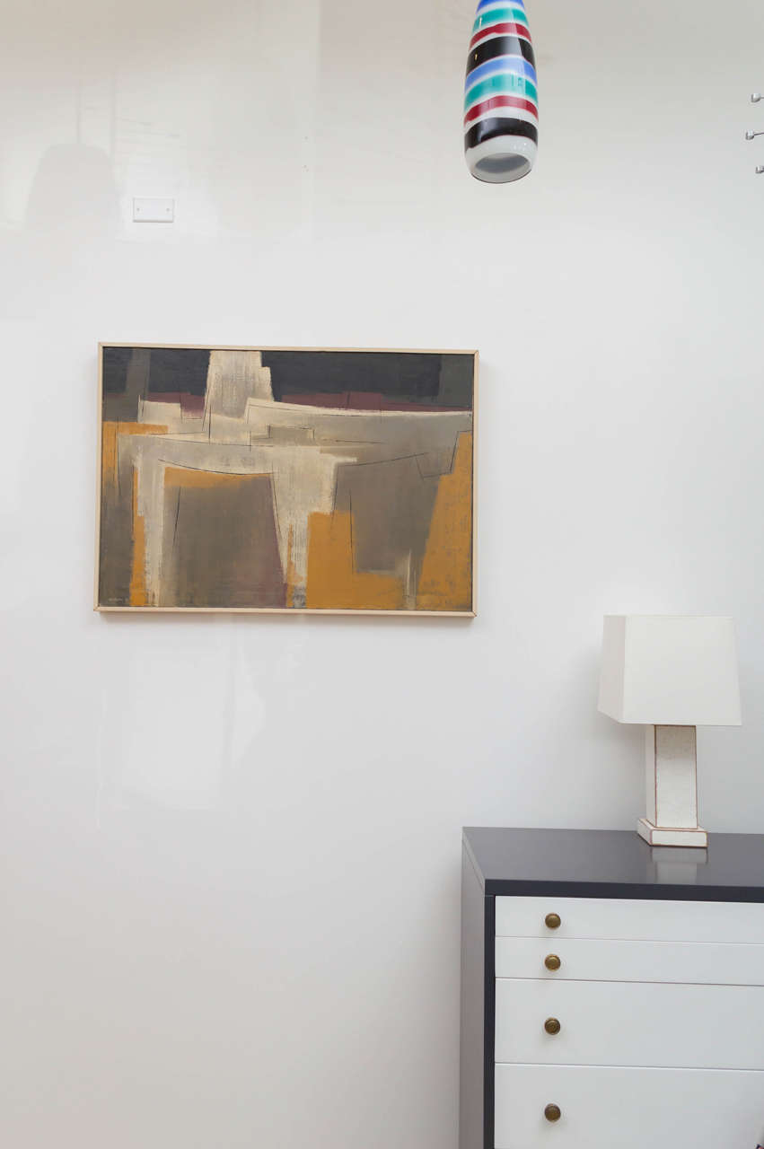 1958 Signed Abstract In Good Condition In San Francisco, CA