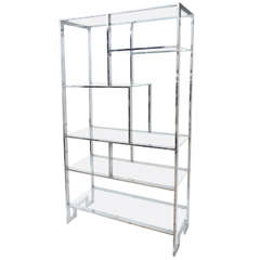 Midcentury Chrome, Milo Baughman Etagere 7