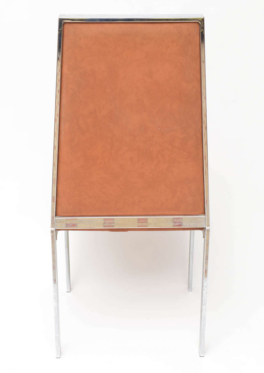 Late 20th Century Milo Baughman for Thayer Coggin Chrome Dining Chairs, Set of Six, USA, 1970s