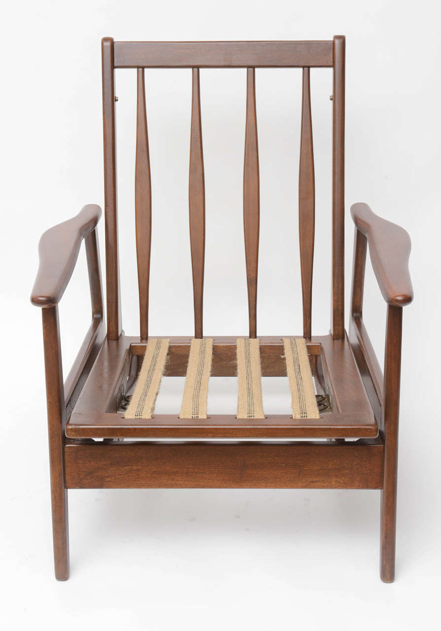 Viko Baumritter Schaukelstuhl aus Nussbaum:: 1960er Jahre:: USA (Moderne der Mitte des Jahrhunderts)
