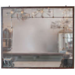 19th Century Partitioned Mirror, c. 1890 France