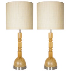 Pair of Table Lamps Attributed to Marie-Claude de Fouquieres