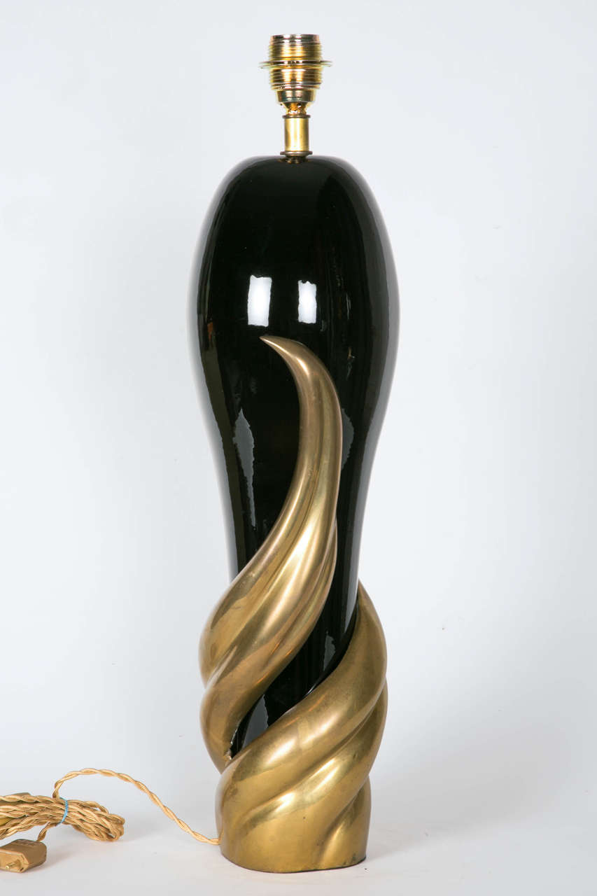 Belga Coppia di lampade scultoree di Enzo Missoni in vendita