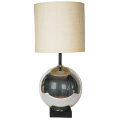 1930s Mercury Glass Table Lamp