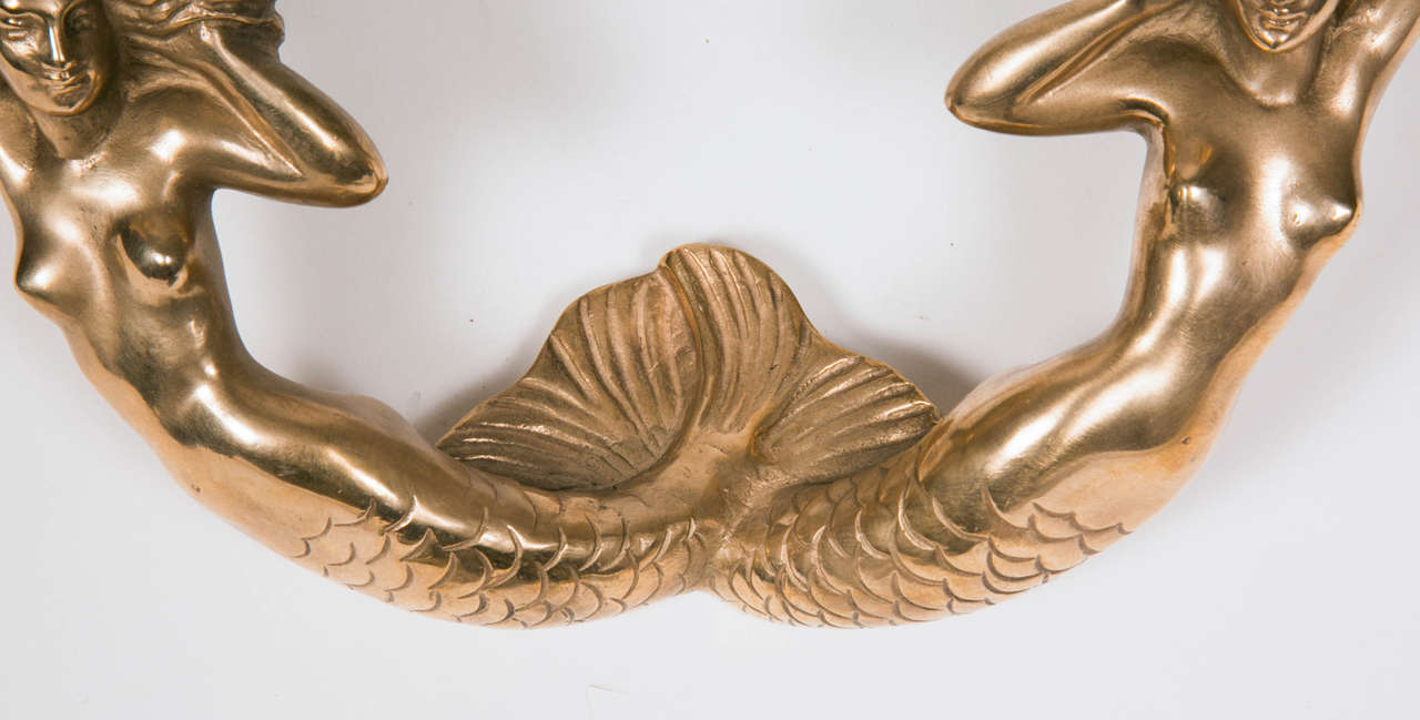 French Pair of Mermaid Sconces by Scarpa