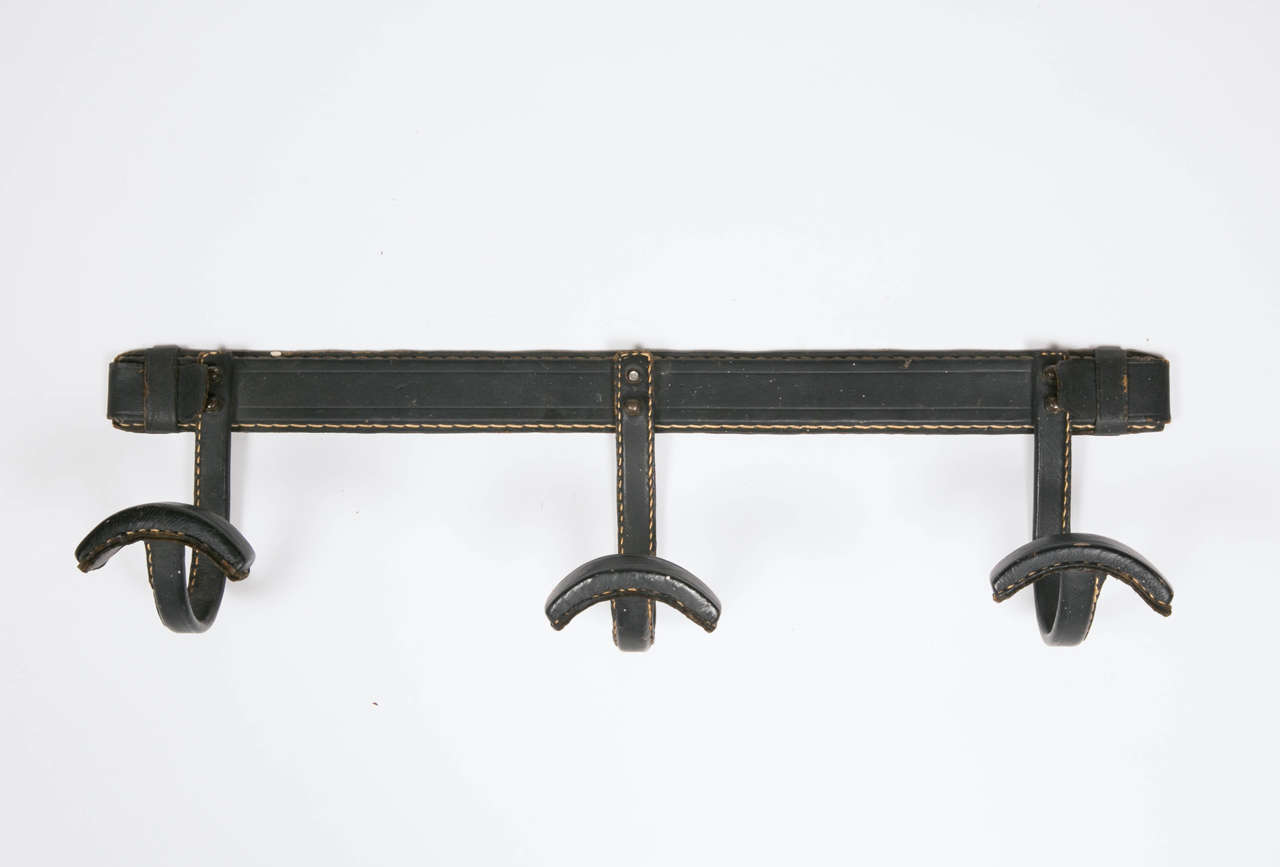 Brass Coat Rack by Jacques Adnet