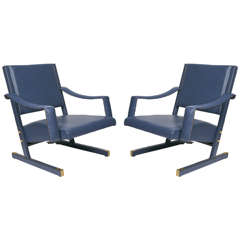 1950s Armchairs attributed to Jacques Quinet