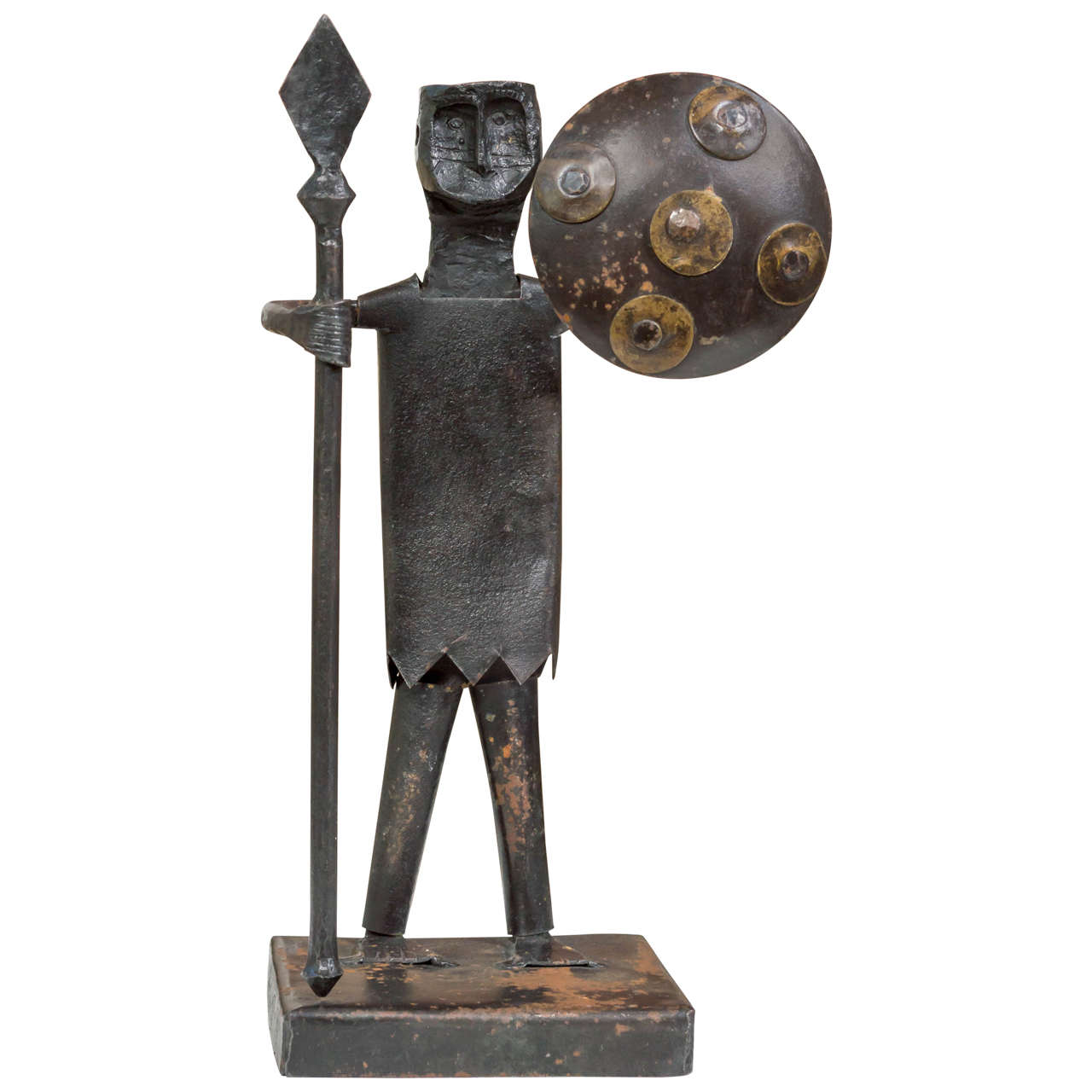 Midcentury Iron Sculpture