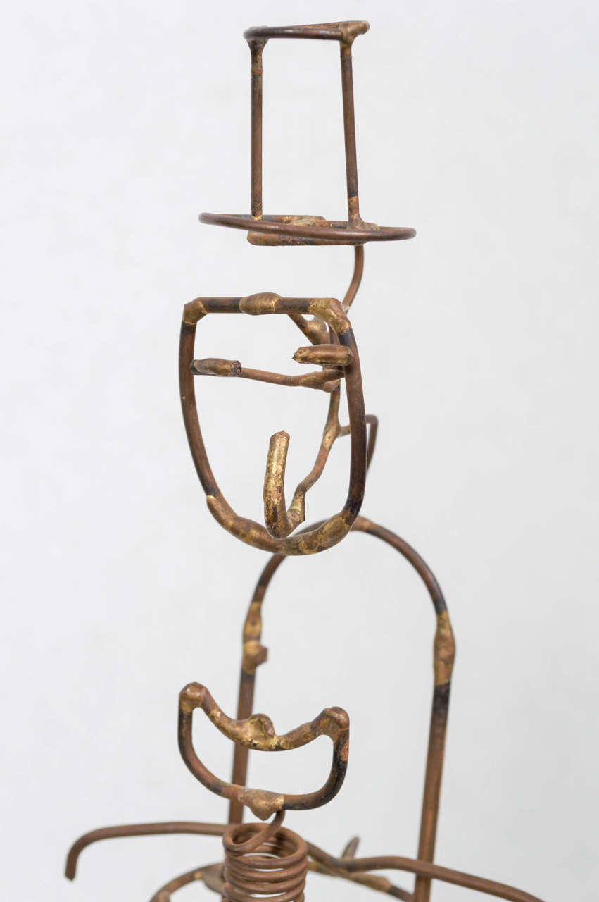Mid-Century Wire Sculpture For Sale 1