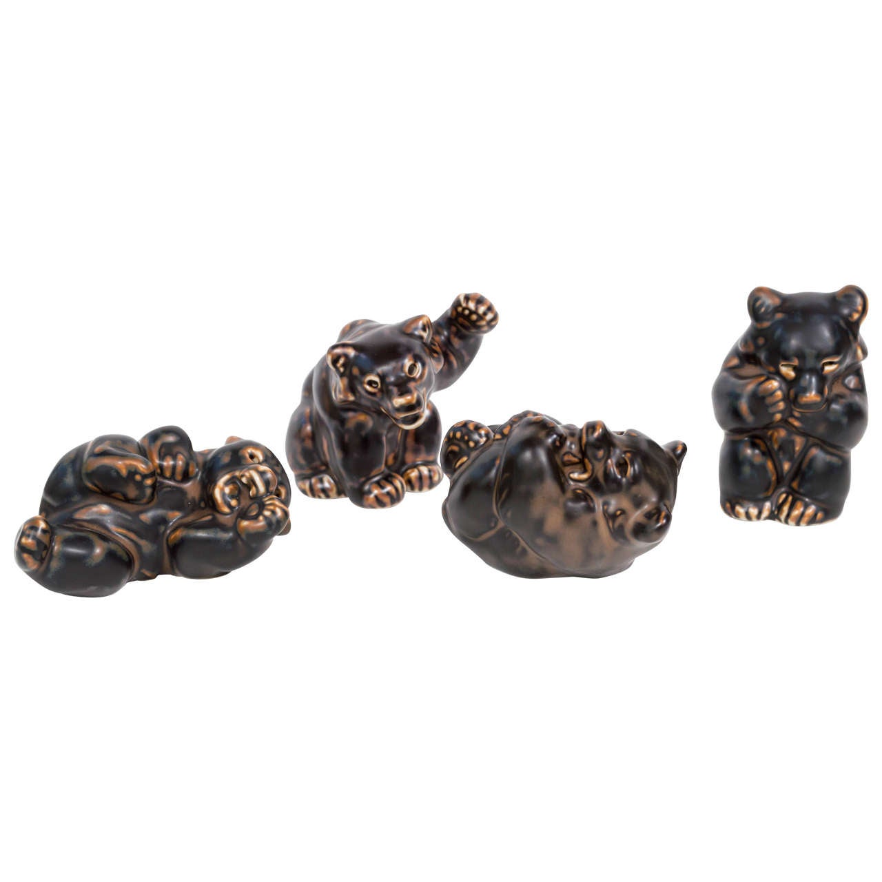 Knud Kyhn Stoneware Bears For Sale