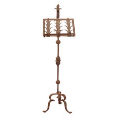 A Spanish Cast iron Music Stand