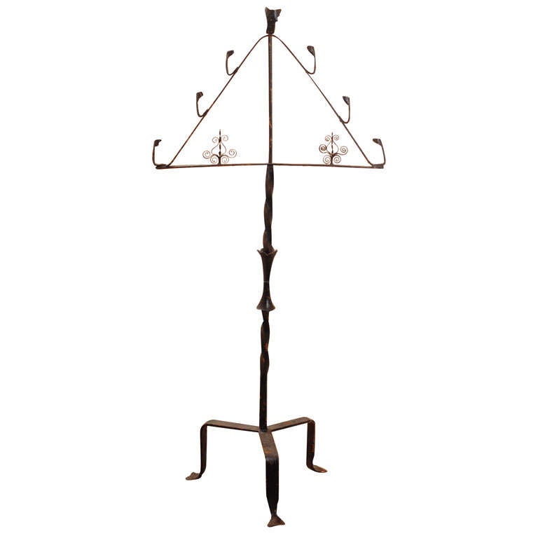 Cast Iron Table with a Granite Top For Sale at 1stDibs wrought iron