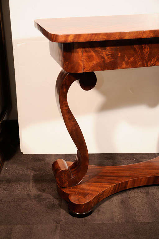 Pair of Fine Art Deco Biedermeier Side Table-Consoles