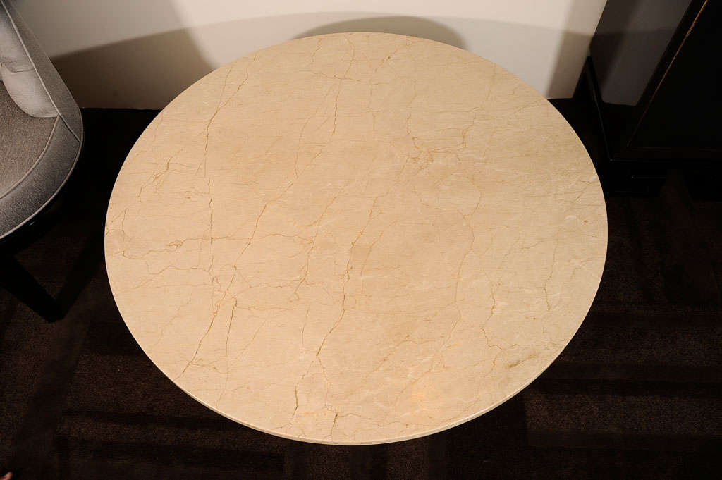 20th Century Travertine Top Cocktail Table by Edward Wormley for Dunbar