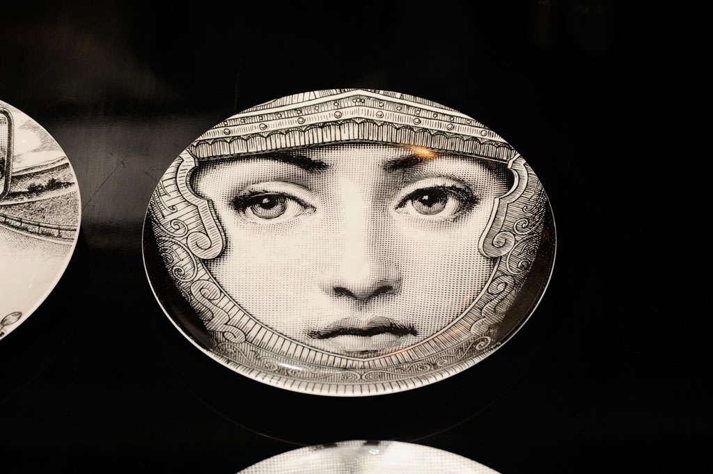 Set of Ten Hanging Wall Plates by Fornasetti at 1stDibs fornasetti