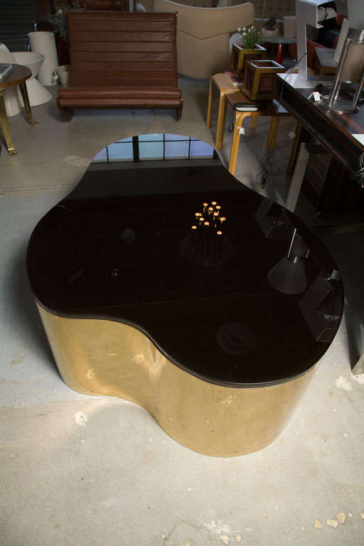 Irregular Shaped Coffee Table by Karl Springer at 1stdibs