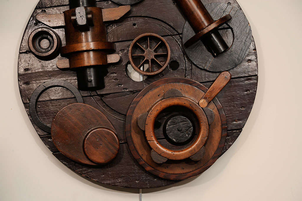 American Assemblage Art Wall Sculpture 
