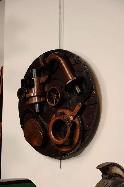 Assemblage Art Wall Sculpture 