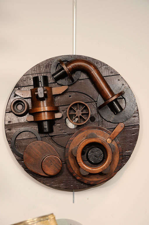 Mid-20th Century Assemblage Art Wall Sculpture 