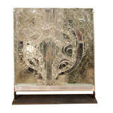 70's Laminated Glass Sculpture