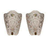 Large Crystal Sconces by Carl Fagerlund