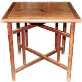 Square Burbanga & Walnut Table