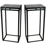 Black Lacquered Plant Stand