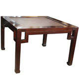 Meditation Bench / Table with Cane Inset