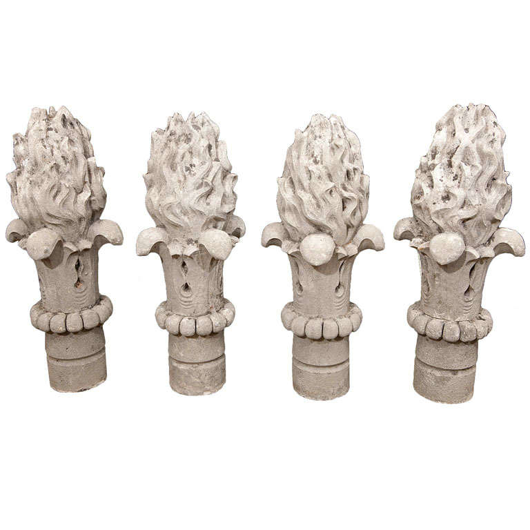 Stone Torch Finials