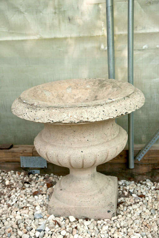 Large Reconstructed Stone Urn For Sale 1