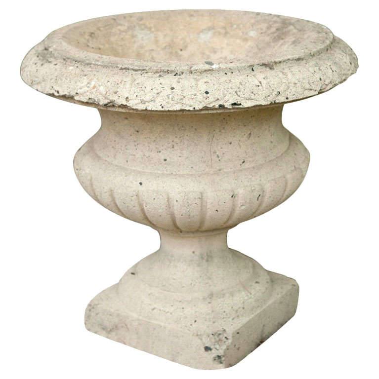 Large Reconstructed Stone Urn For Sale
