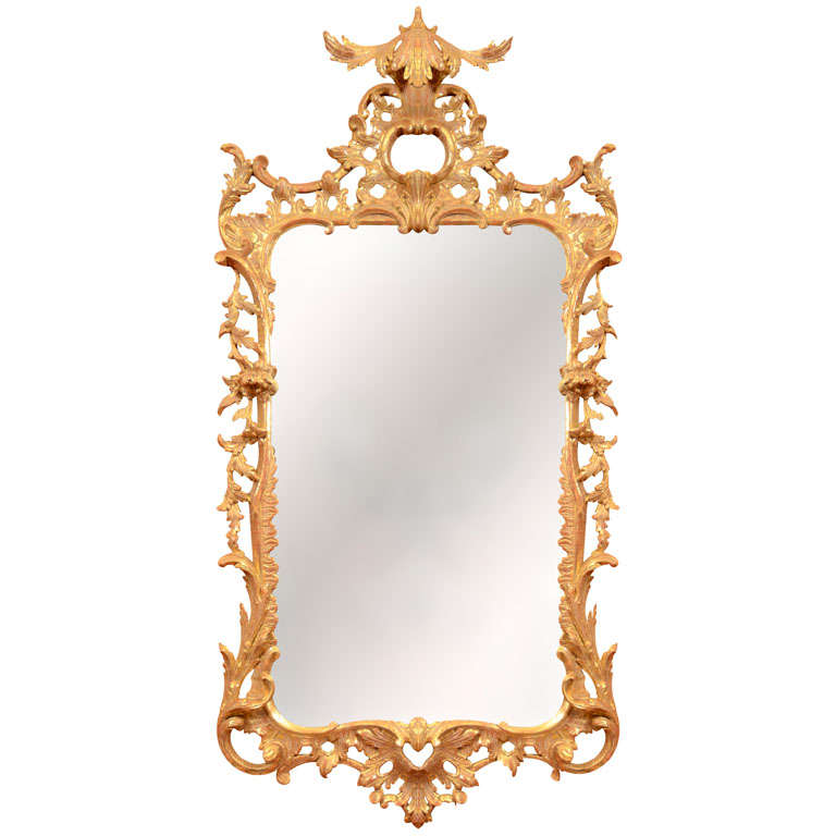 Fine George II Giltwood Mirror