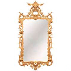 A Fine George II Gilt Wood Mirror 11