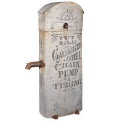 Antique 1895 Metal Chain Pump