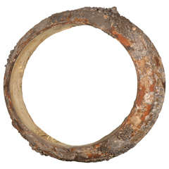 Large Oval Shell Encrusted Frame