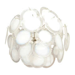 Vistosi disc chandelier