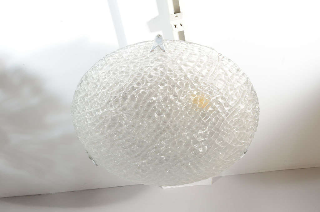 Kalmar Glass Crucible Ceiling Light