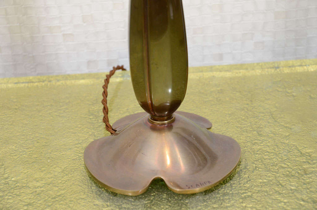 Pair of Bronze Lamps For Sale 2