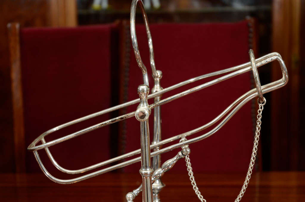 19th Century Silver Plated Wine Pourer at 1stDibs