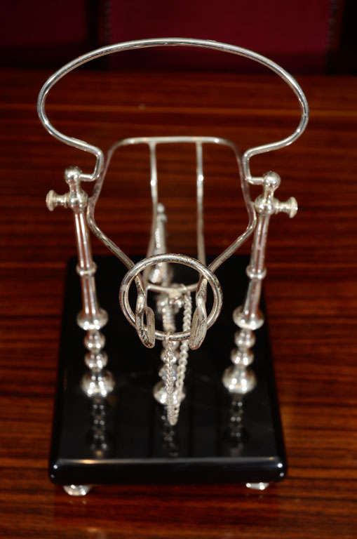 19th Century Silver Plated Wine Pourer at 1stDibs
