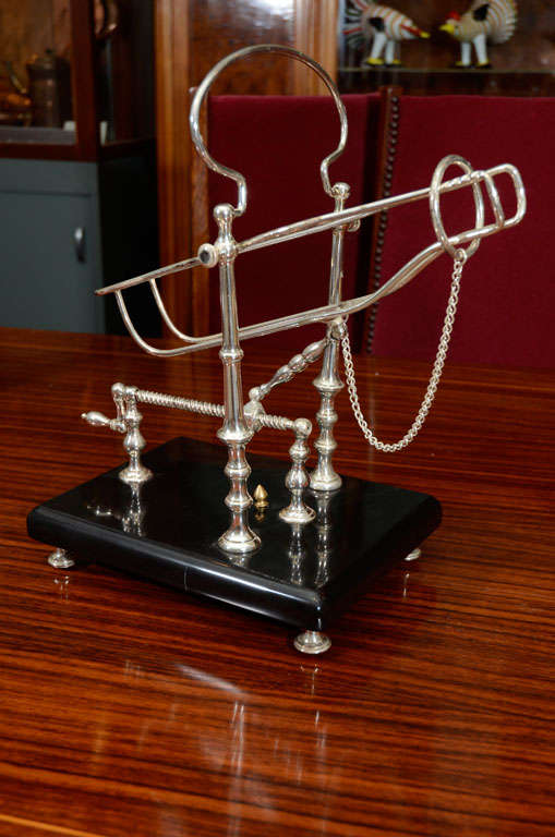 19th Century Silver Plated Wine Pourer at 1stDibs