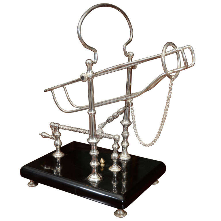 19th Century Silver Plated Wine Pourer at 1stDibs