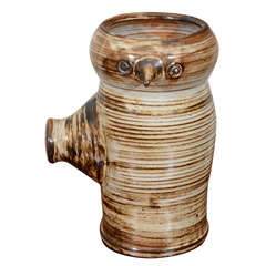 Jacques Pouchain Owl Vase