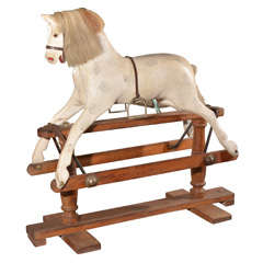 Antique Wooden Hobby Horse
