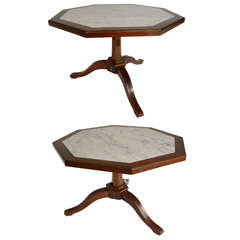 A pair of coffee Octagonal tables