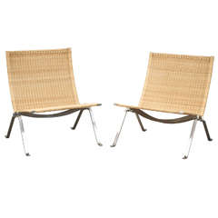 Poul Kjaerholm PK-22 Easy Chairs