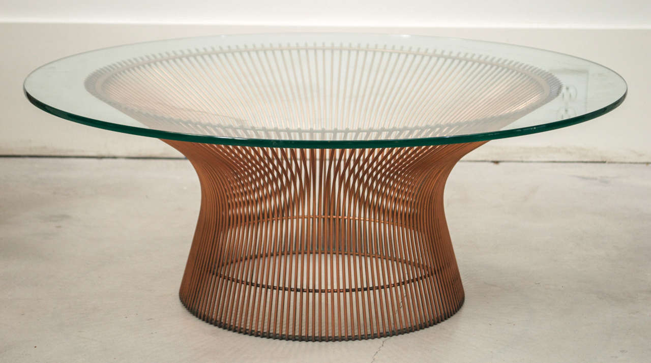 Mid-Century Modern Warren Platner - Rare Copper Tables For Sale