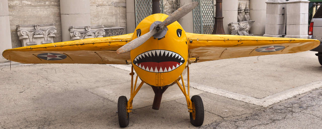 Mid-20th Century Carnival Fighter Plane