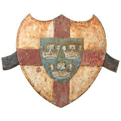 Wrought Iron Shield depicting the crest of East Anglia